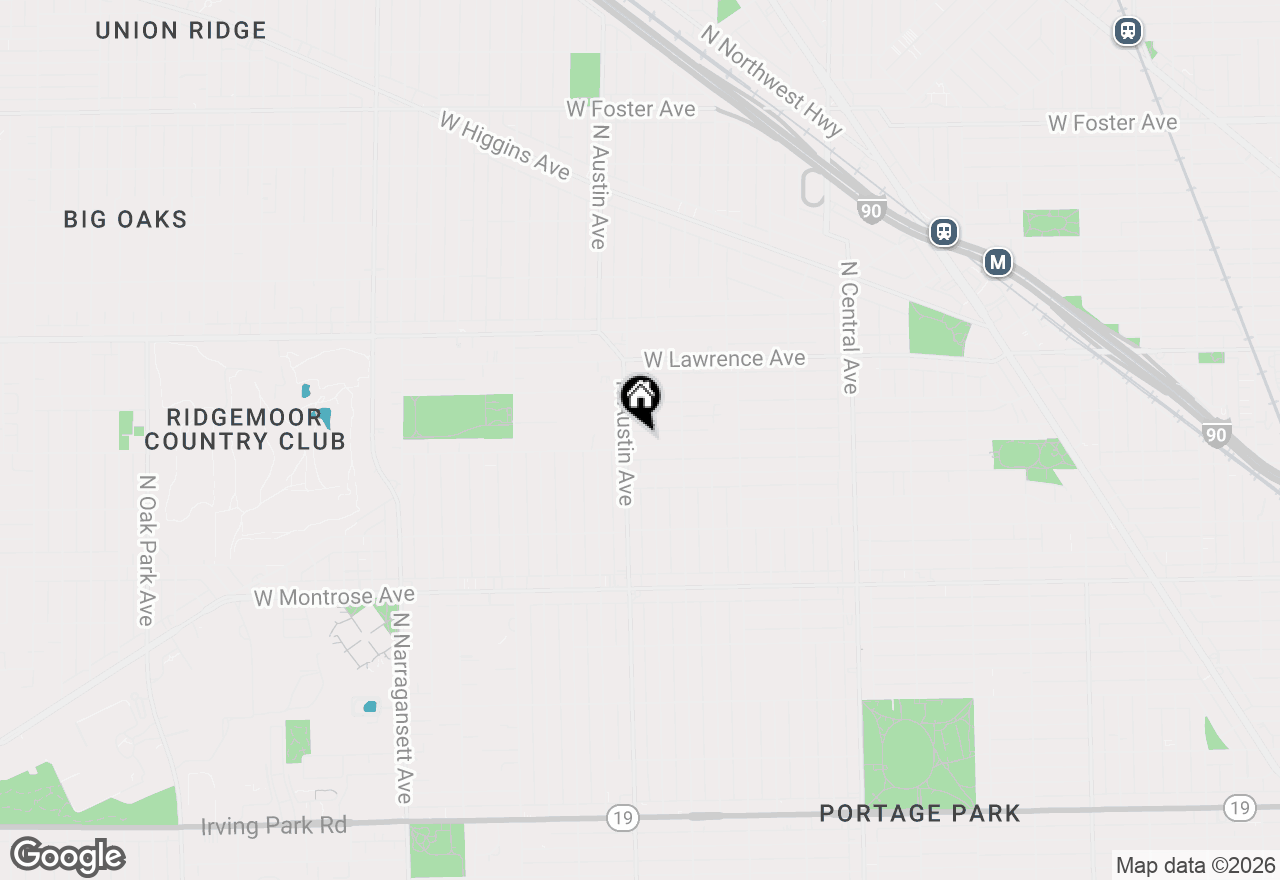 Map of 5942 W Eastwood Avenue #2, Chicago, IL 60630