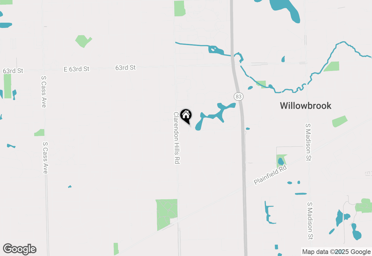 Map of 256 Weather Hill Drive, Willowbrook, IL 60527