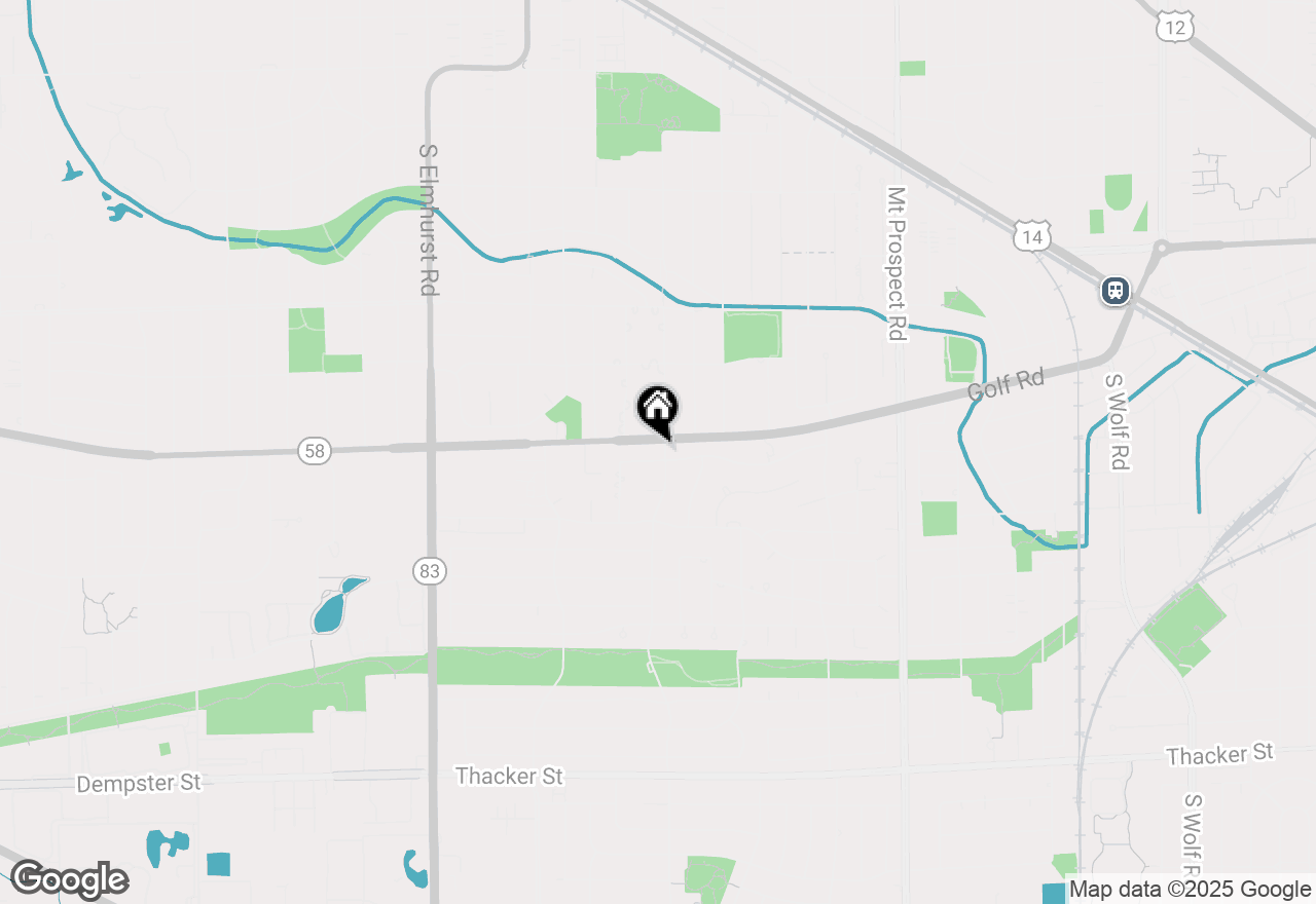 Map of 200 Marshall Drive, Des Plaines, IL 60016