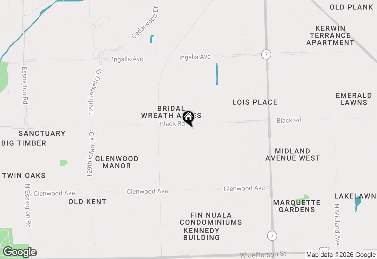 Map of 2225 W Arden Place, Joliet, IL 60435
