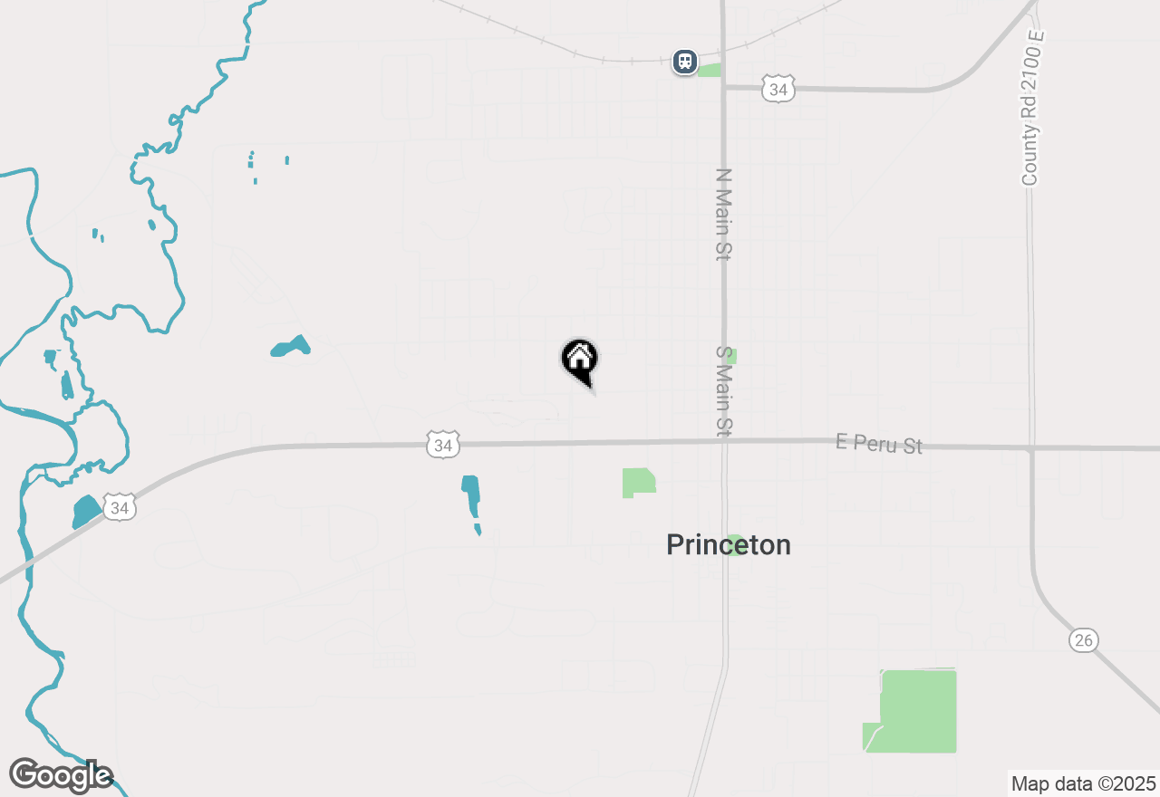 Map of 520 W Crown Street, Princeton, IL 61356