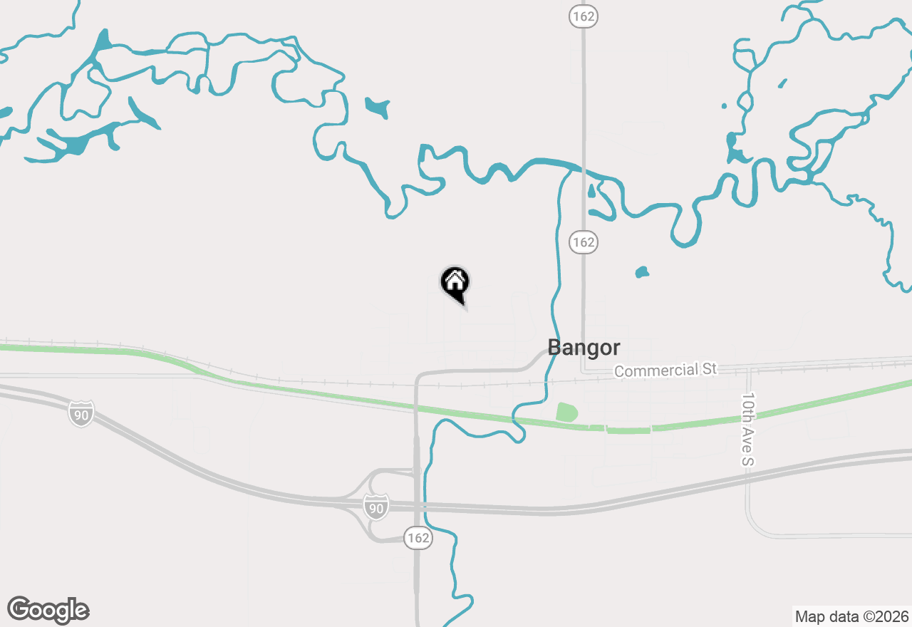 Map of 303 Andrew St, Bangor, WI 54614