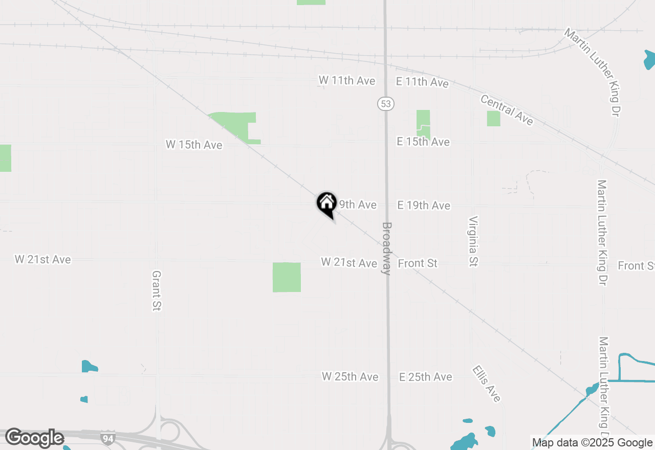 Map of 1957 Madison Lane, Gary, IN 46407