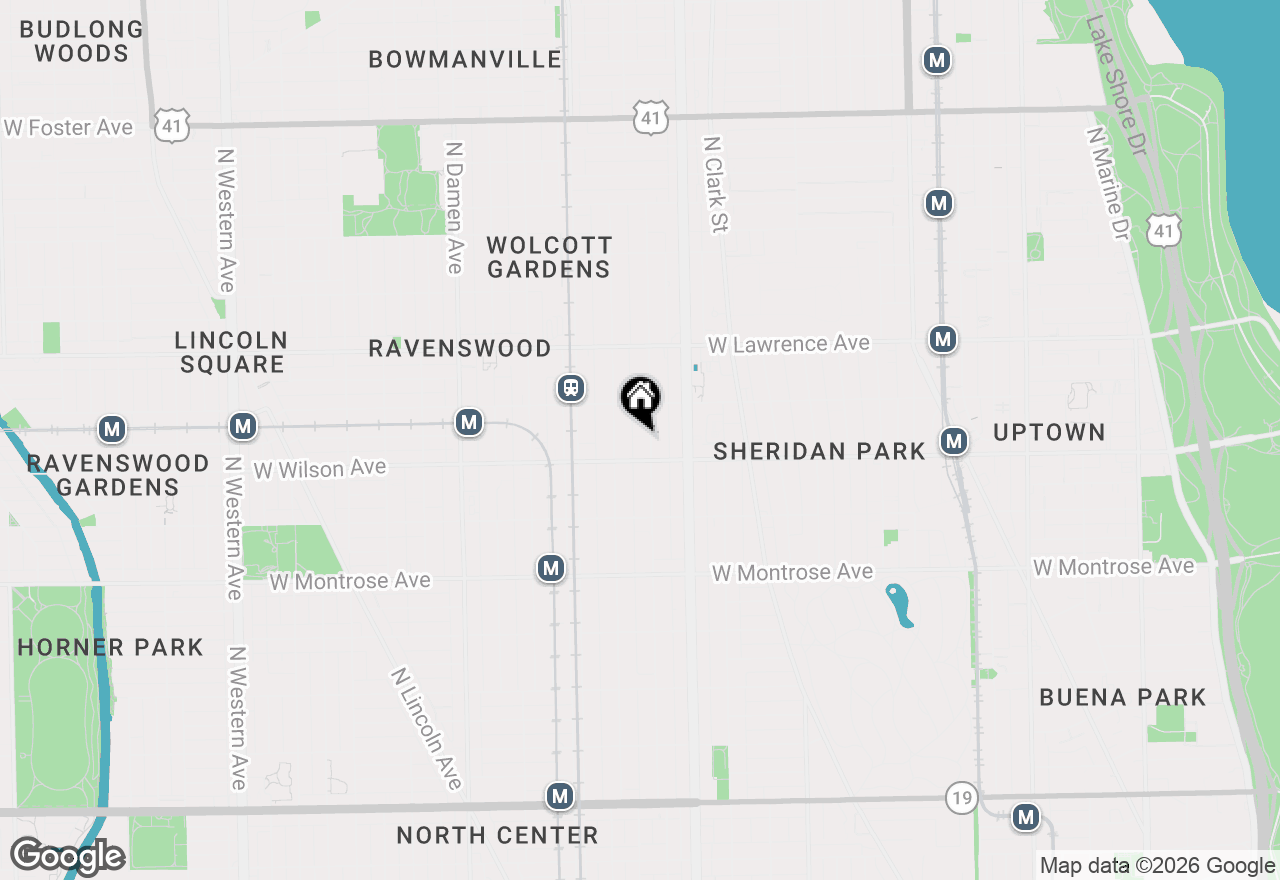 Map of 4618 N Paulina Street, Chicago, IL 60640