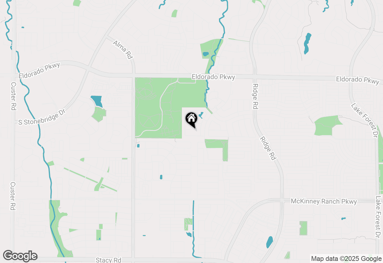 Map of 6925 Red Bluff Drive, Mckinney, TX 75070