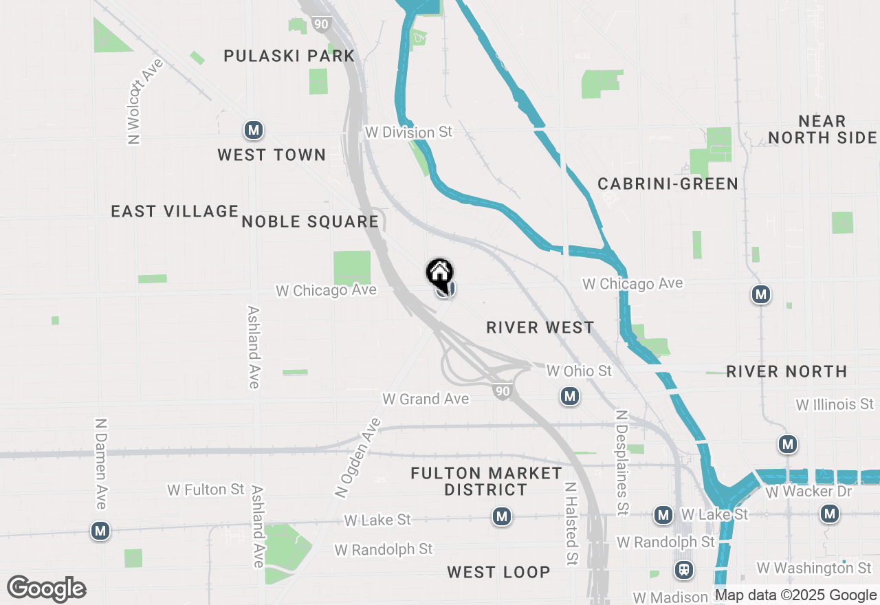 Map of 747 N May Street, Chicago, IL 60642