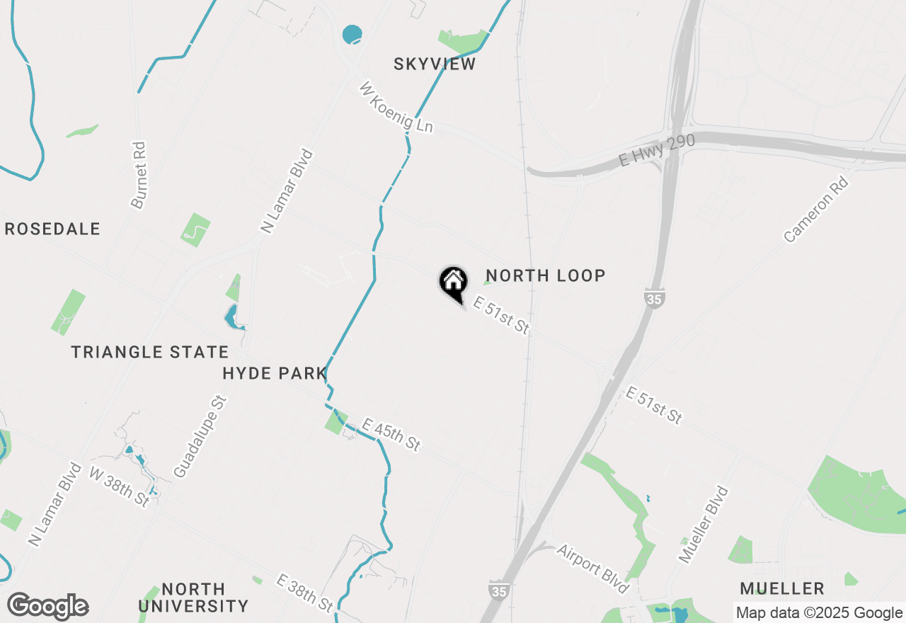 Map of 5001 Duval St #A, Austin, TX 78751