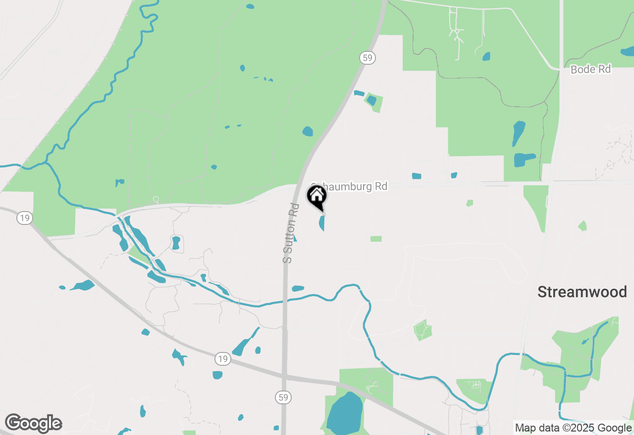 Map of 47 Augusta Drive, Streamwood, IL 60107