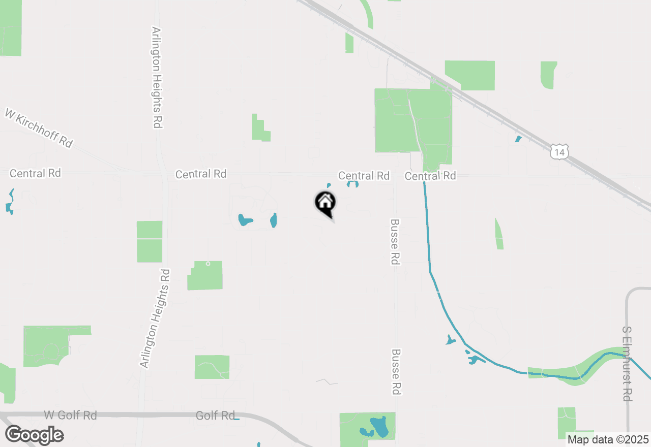 Map of 1415 E Central Road #301A, Arlington Heights, IL 60005