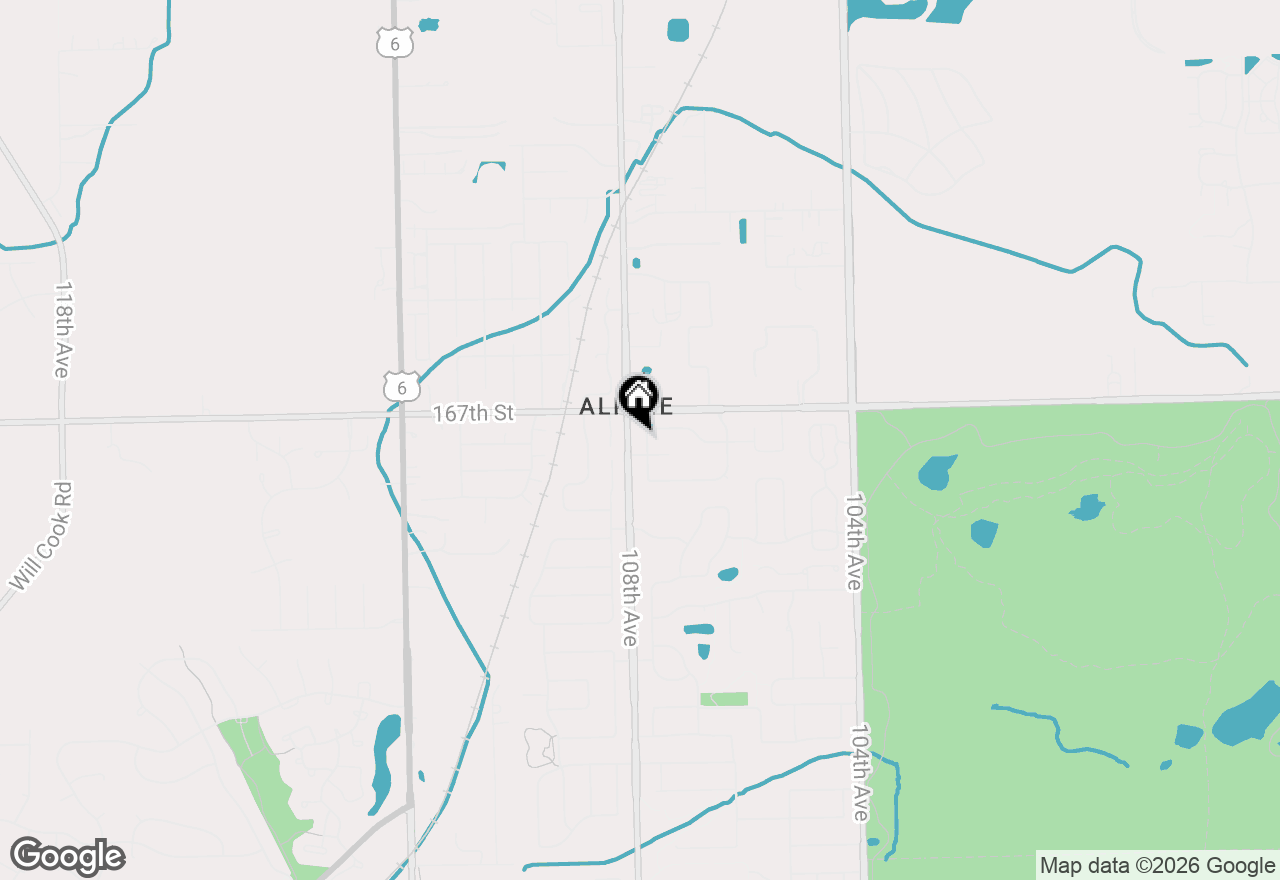 Map of 16720 Chaucer Drive, Orland Park, IL 60467