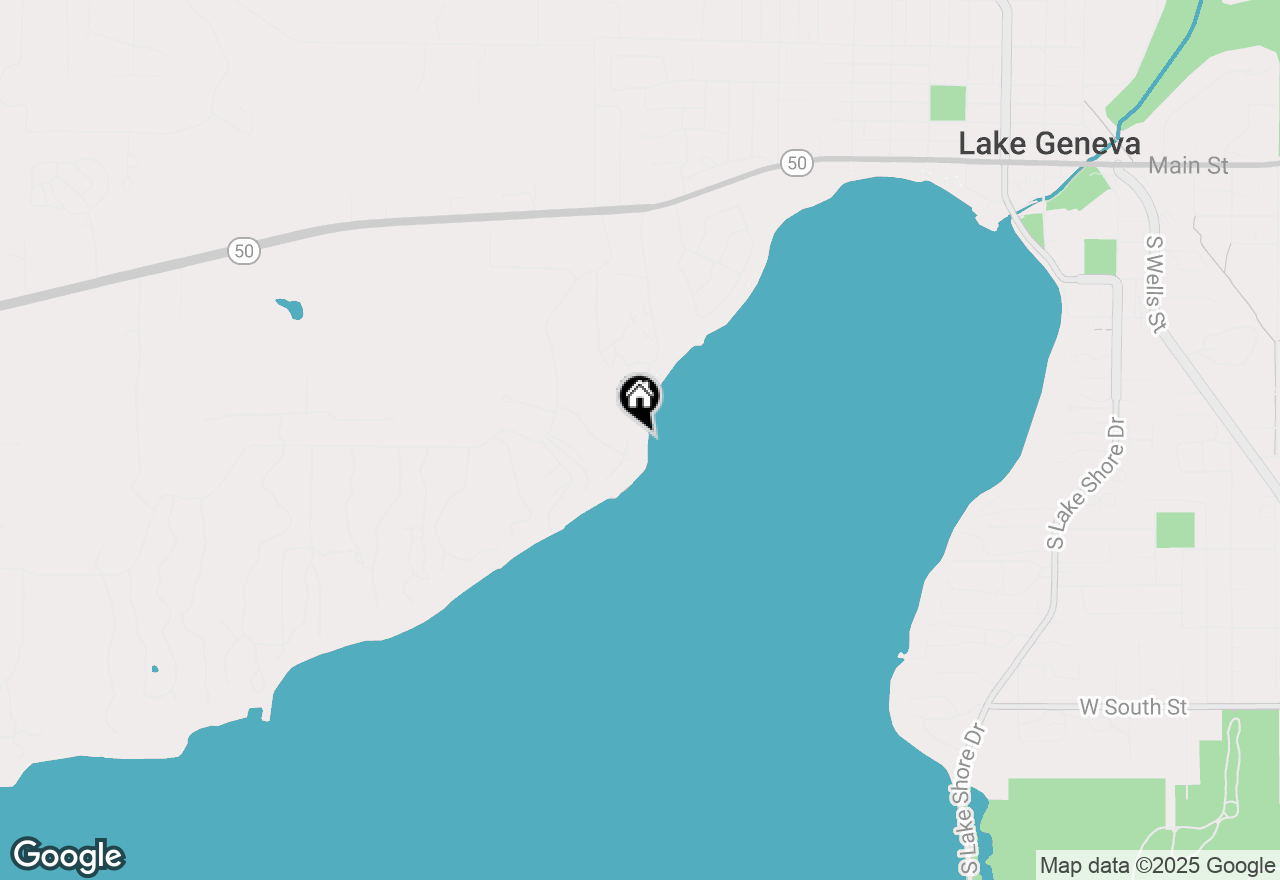 Map of 831 Bayview Dr, Lake Geneva, WI 53147