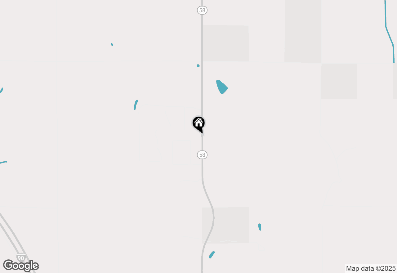 Map of N5881 Highway 58, New Lisbon, WI 53950