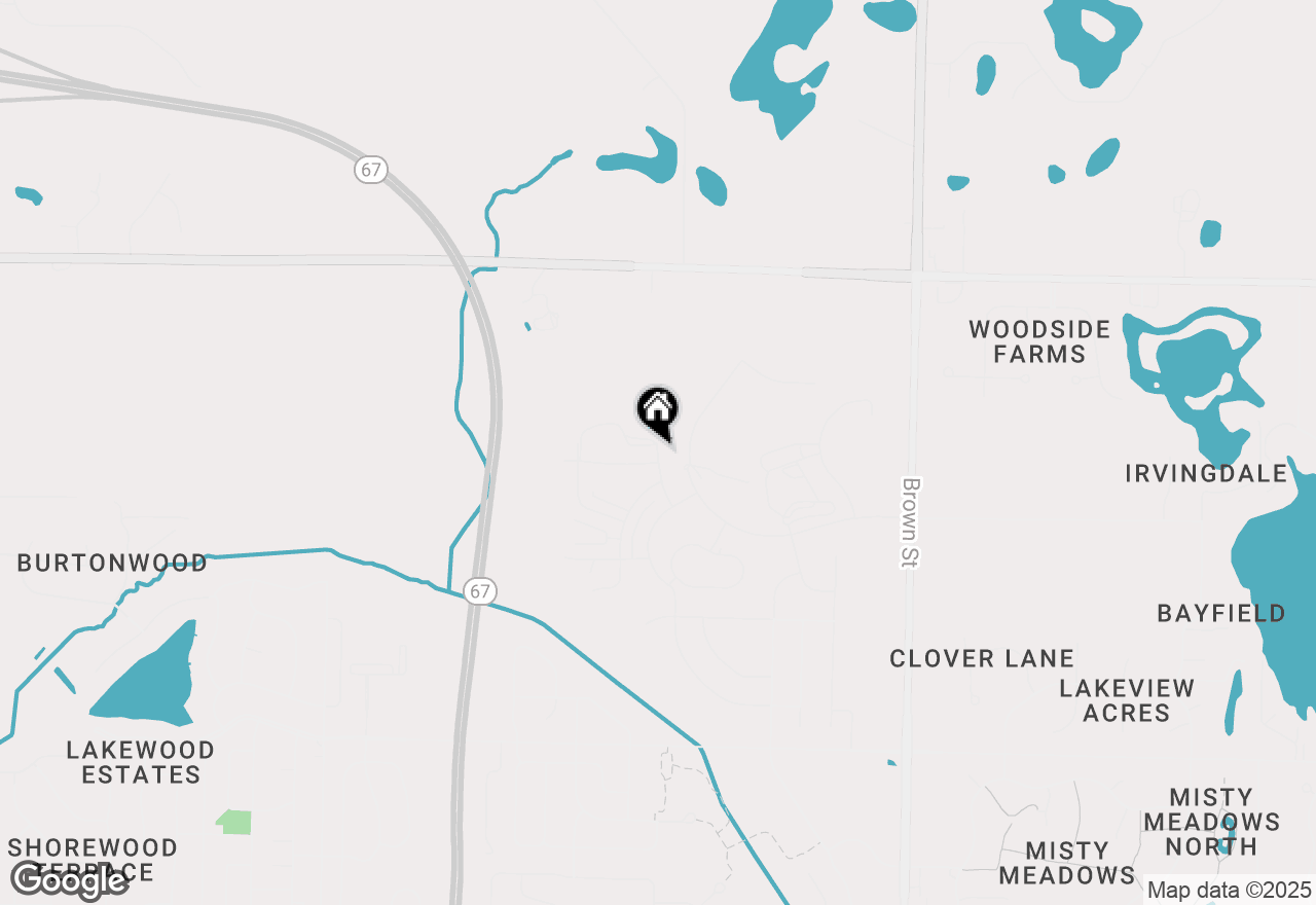 Map of 1709 Hammock Ln, Oconomowoc, WI 53066