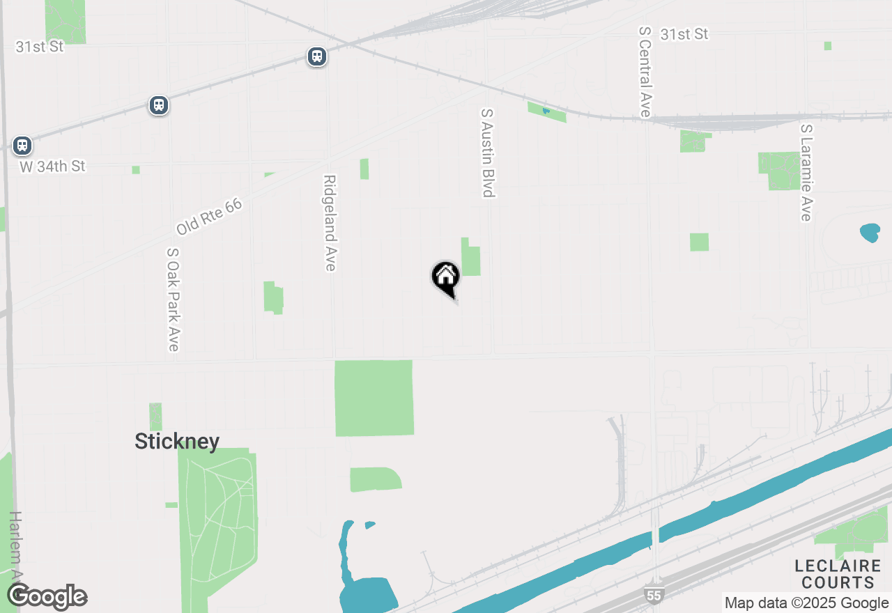 Map of 3736 S 61st Avenue, Cicero, IL 60804