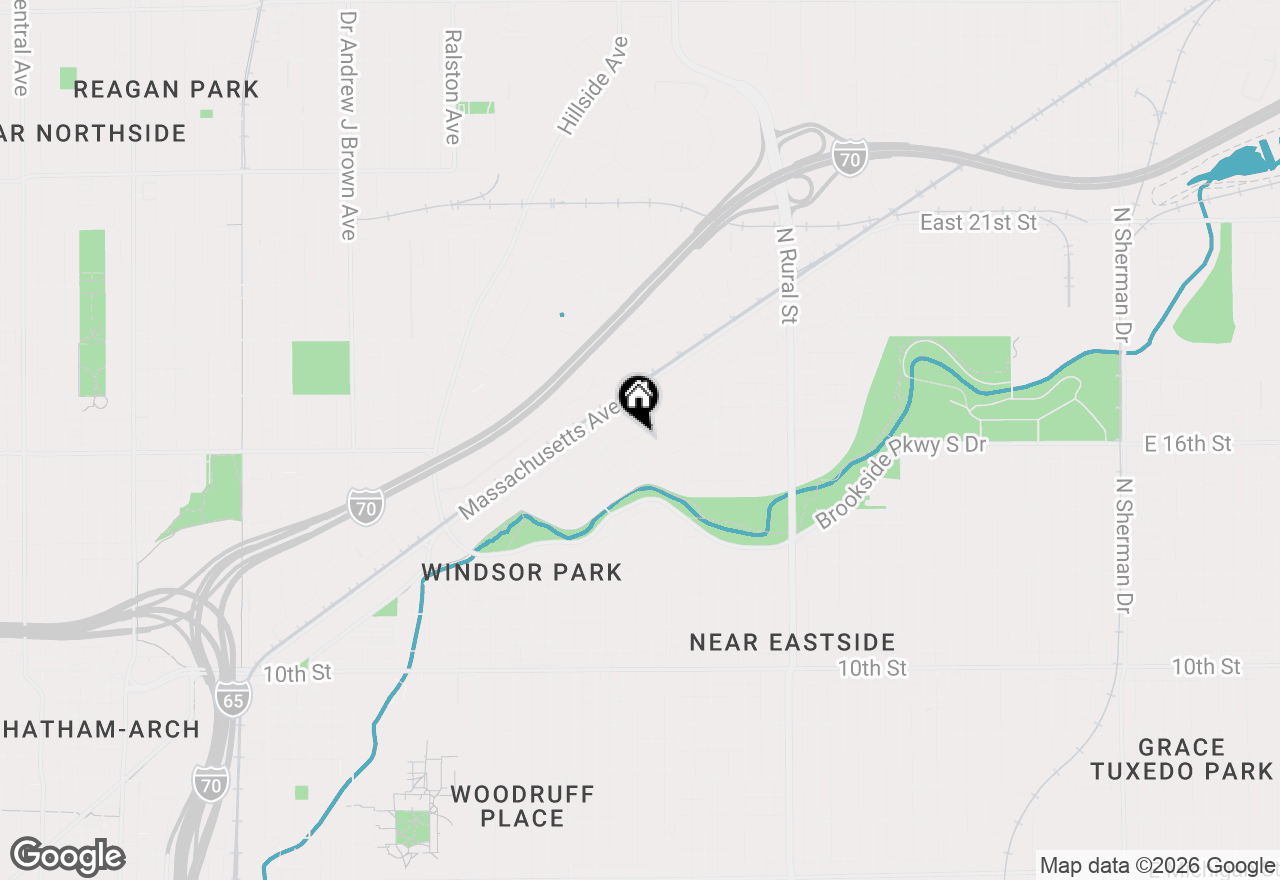 Map of 2304 Coyner Avenue, Indianapolis, IN 46218