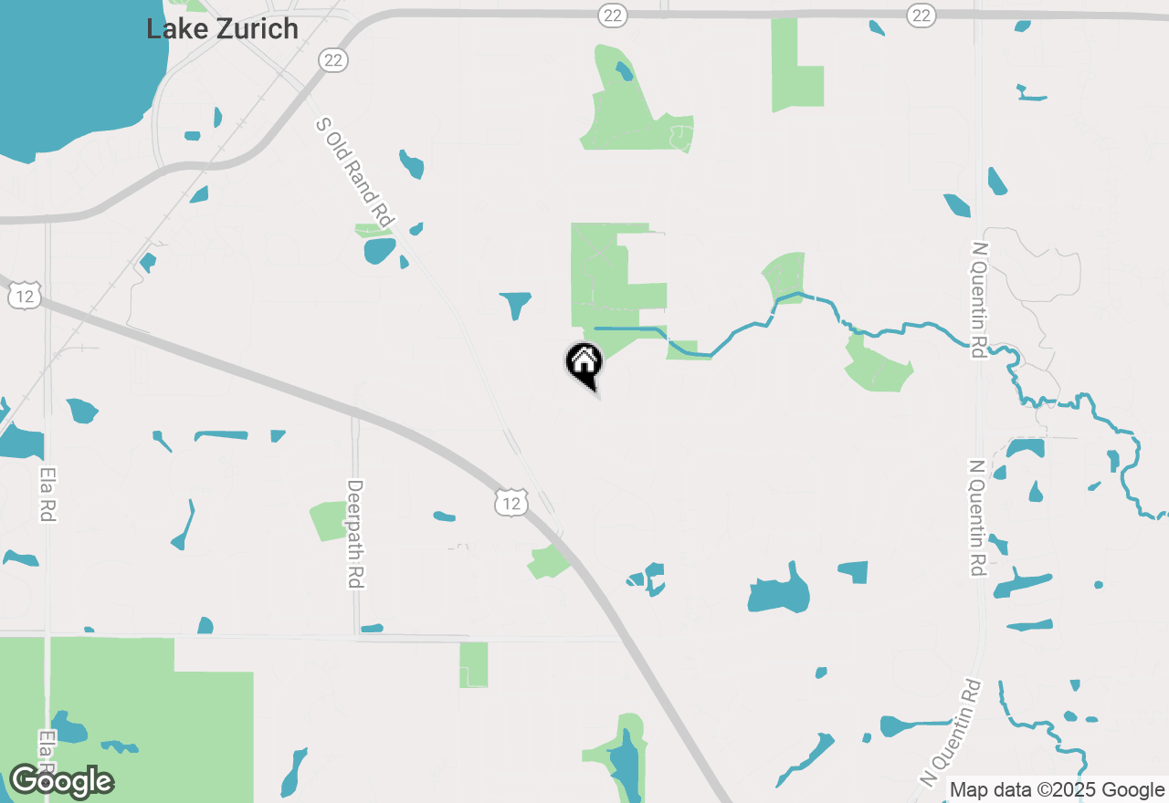 Map of 810 Red Bridge Road, Lake Zurich, IL 60047