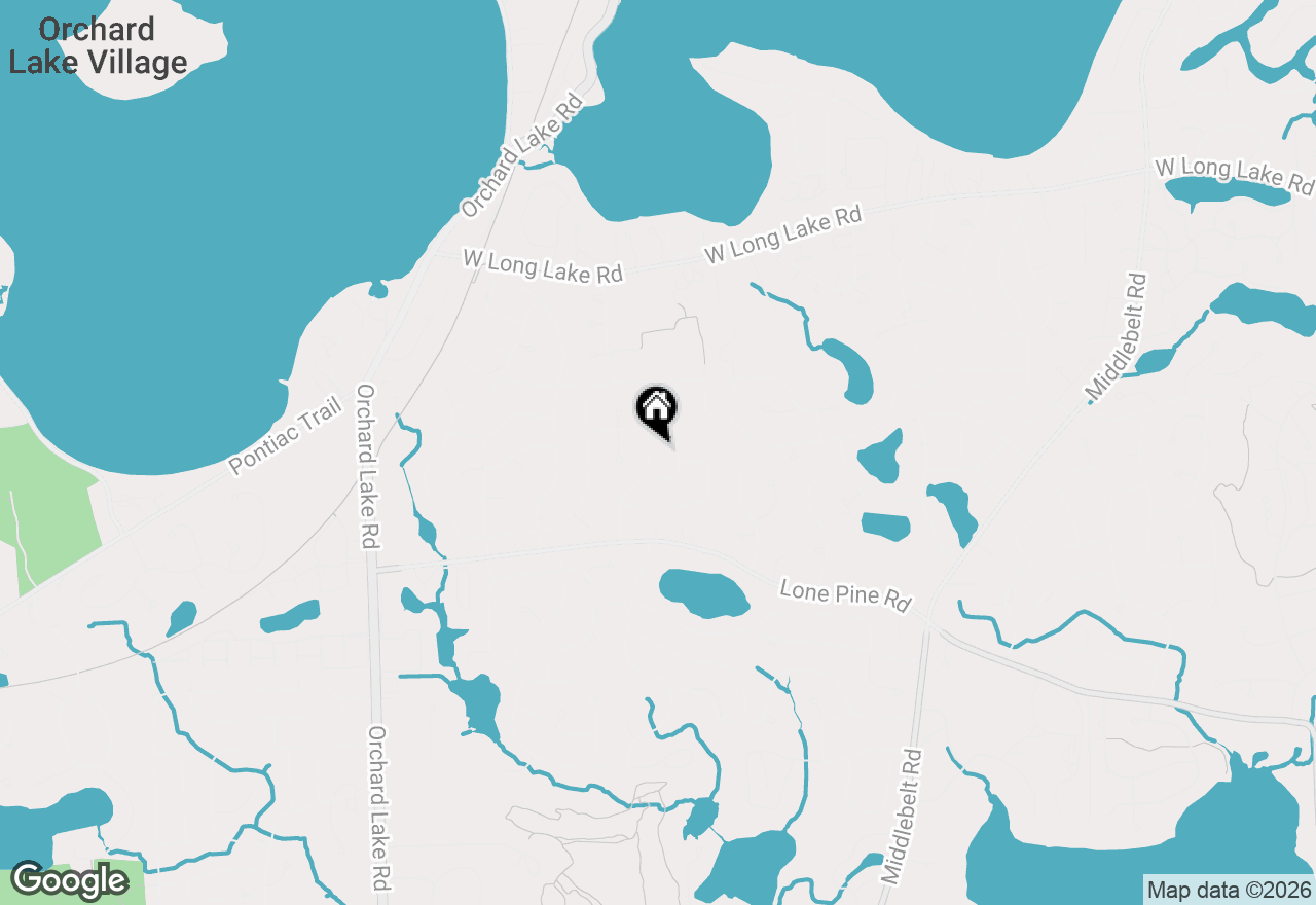 Map of 4347 Apple Valley Lane, West Bloomfield, MI 48323