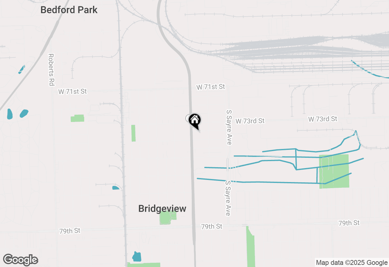 Map of 7143 W 73rd Place, Chicago, IL 60638