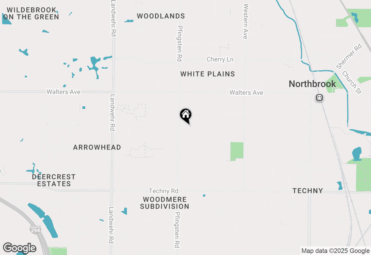 Map of 1611 Pfingsten Road, Northbrook, IL 60062