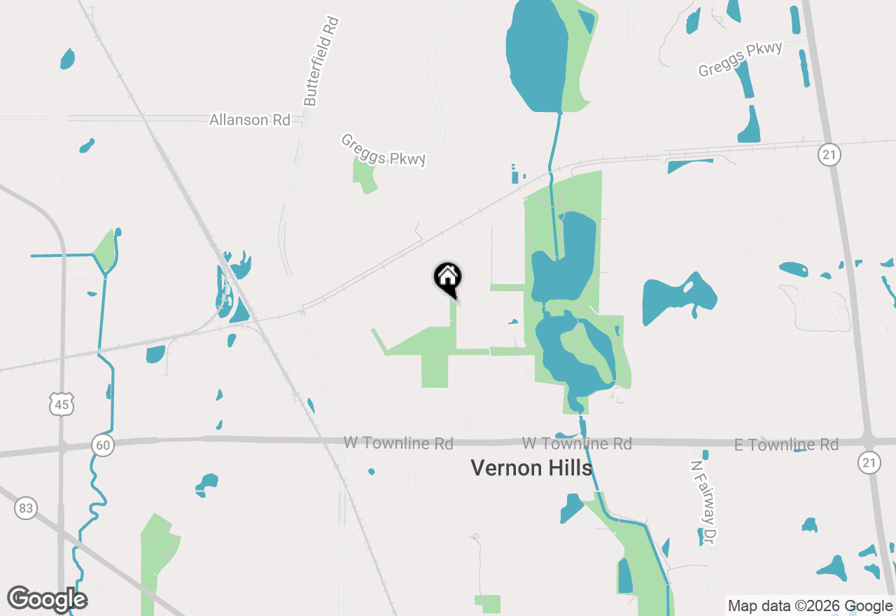 Map of 1013 Chatham Place, Vernon Hills, IL 60061