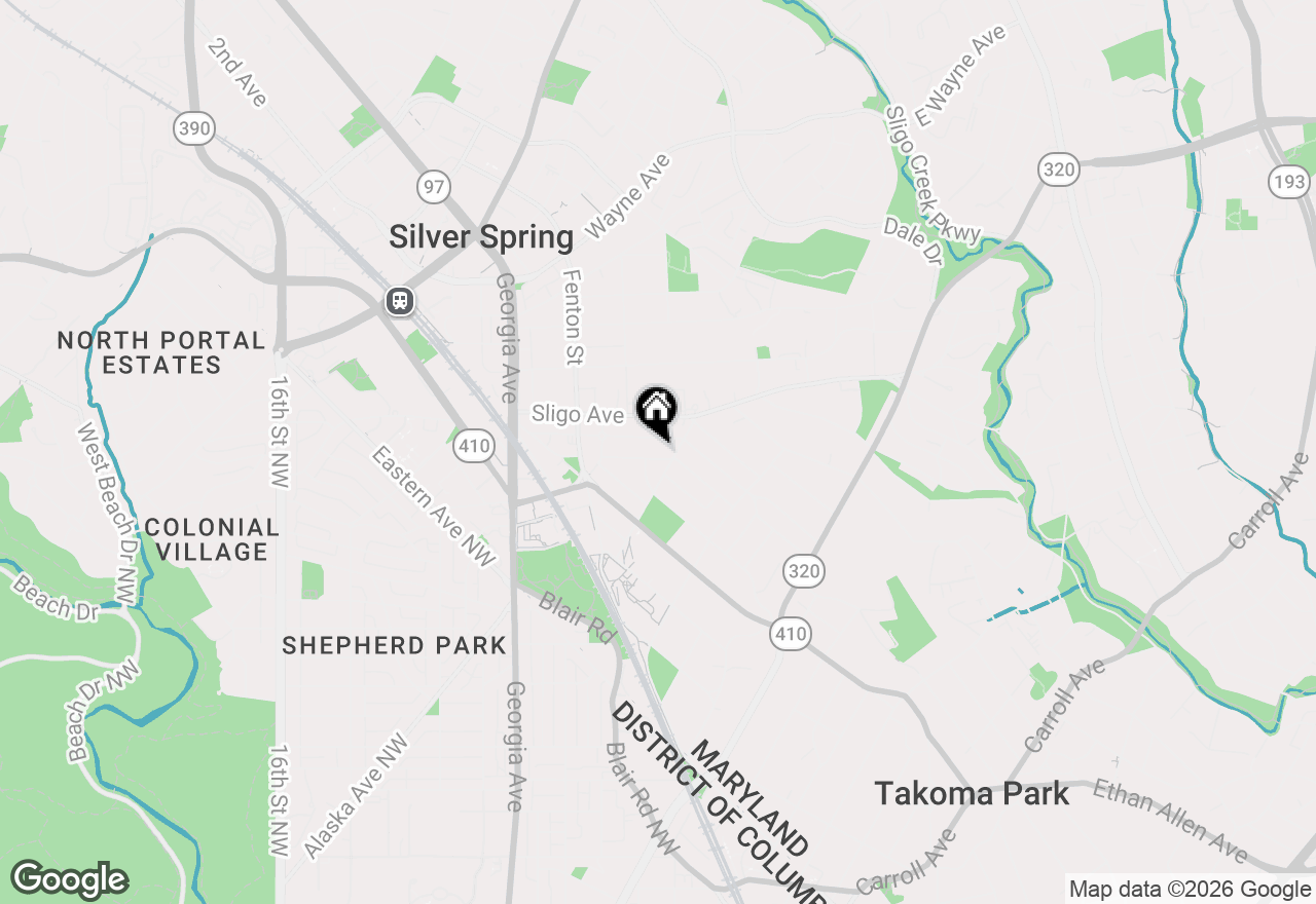 Map of 807 Richmond Avenue, Silver Spring, MD 20910