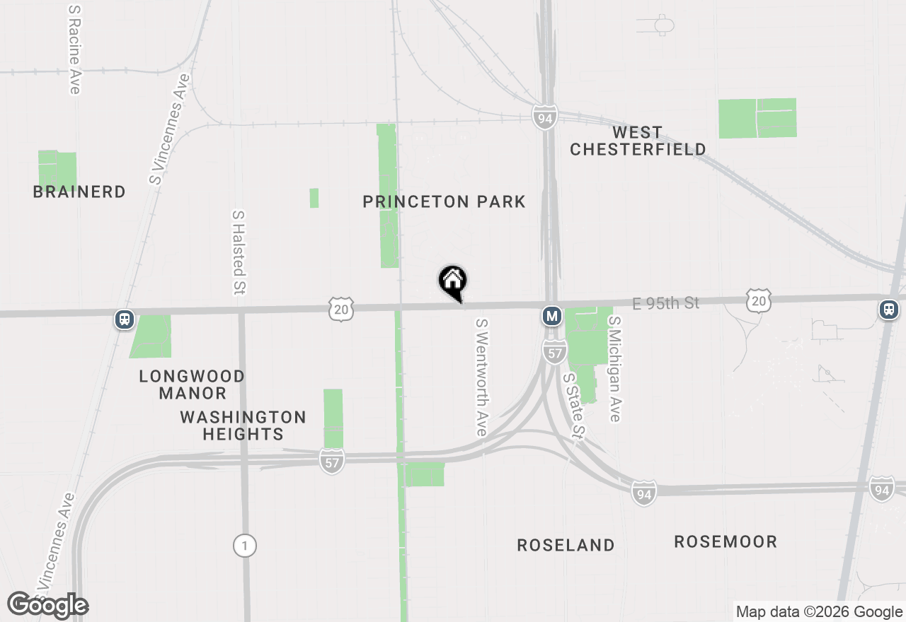 Map of 243 W 95th Street, Chicago, IL 60628