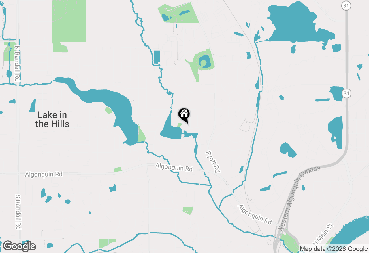 Map of 355 Council Trail, Lake In The Hills, IL 60156