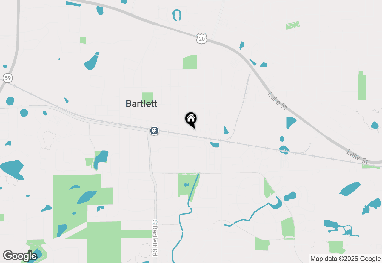 Map of 186 Judith Court #B, Bartlett, IL 60103