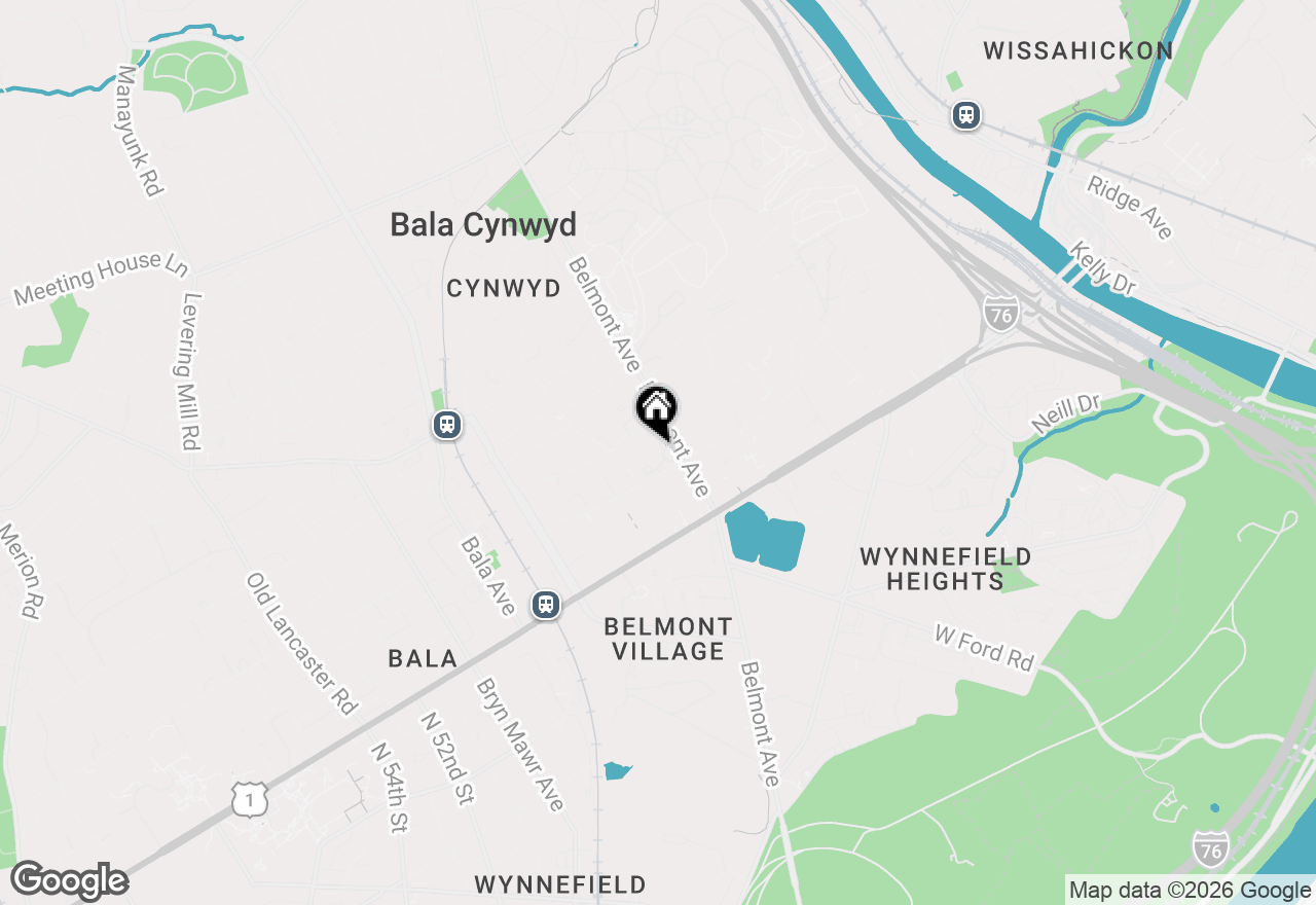 Map of 50 Belmont Avenue #916, Bala Cynwyd, PA 19004