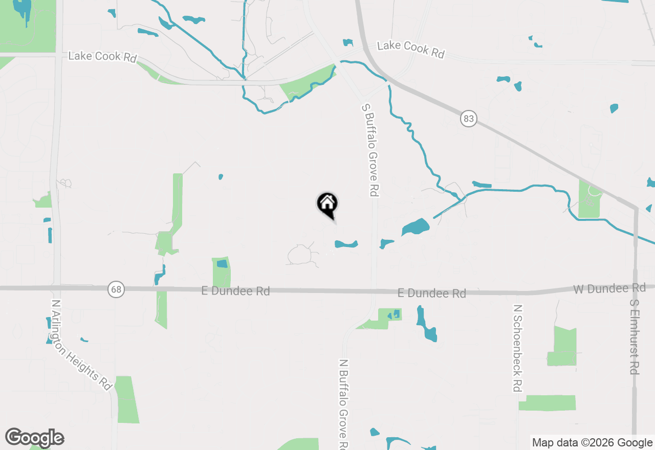 Map of 70 Old Oak Drive #124, Buffalo Grove, IL 60089