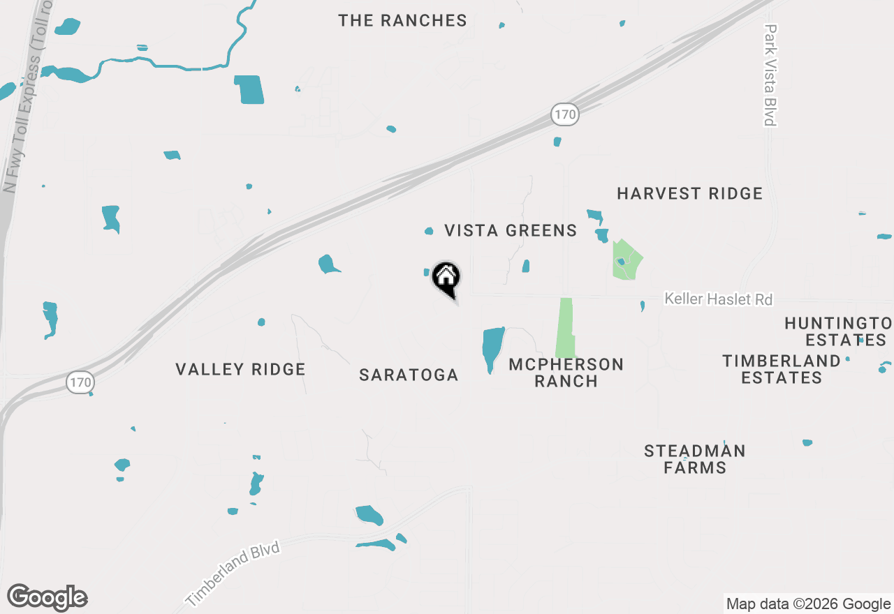Map of 3633 Saratoga Downs Way, Fort Worth, TX 76244