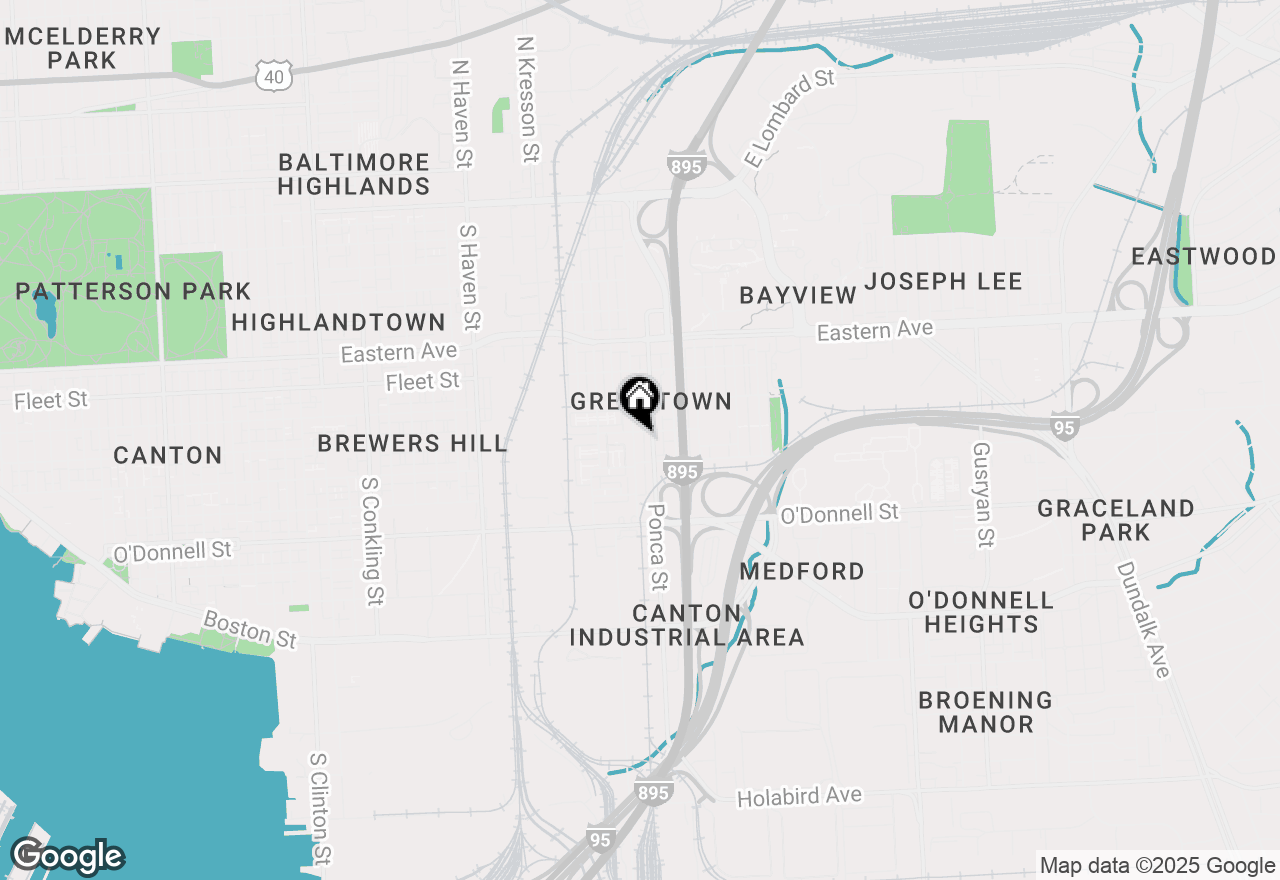 Map of 809 Oldham Street S, Baltimore, MD 21224
