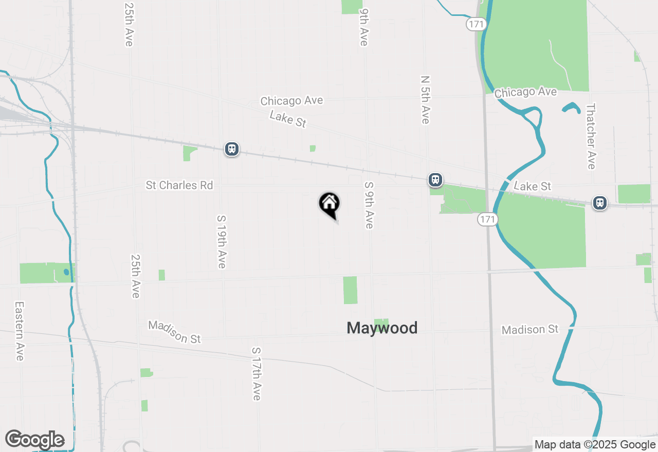 Map of 211 S 12th Avenue, Maywood, IL 60153
