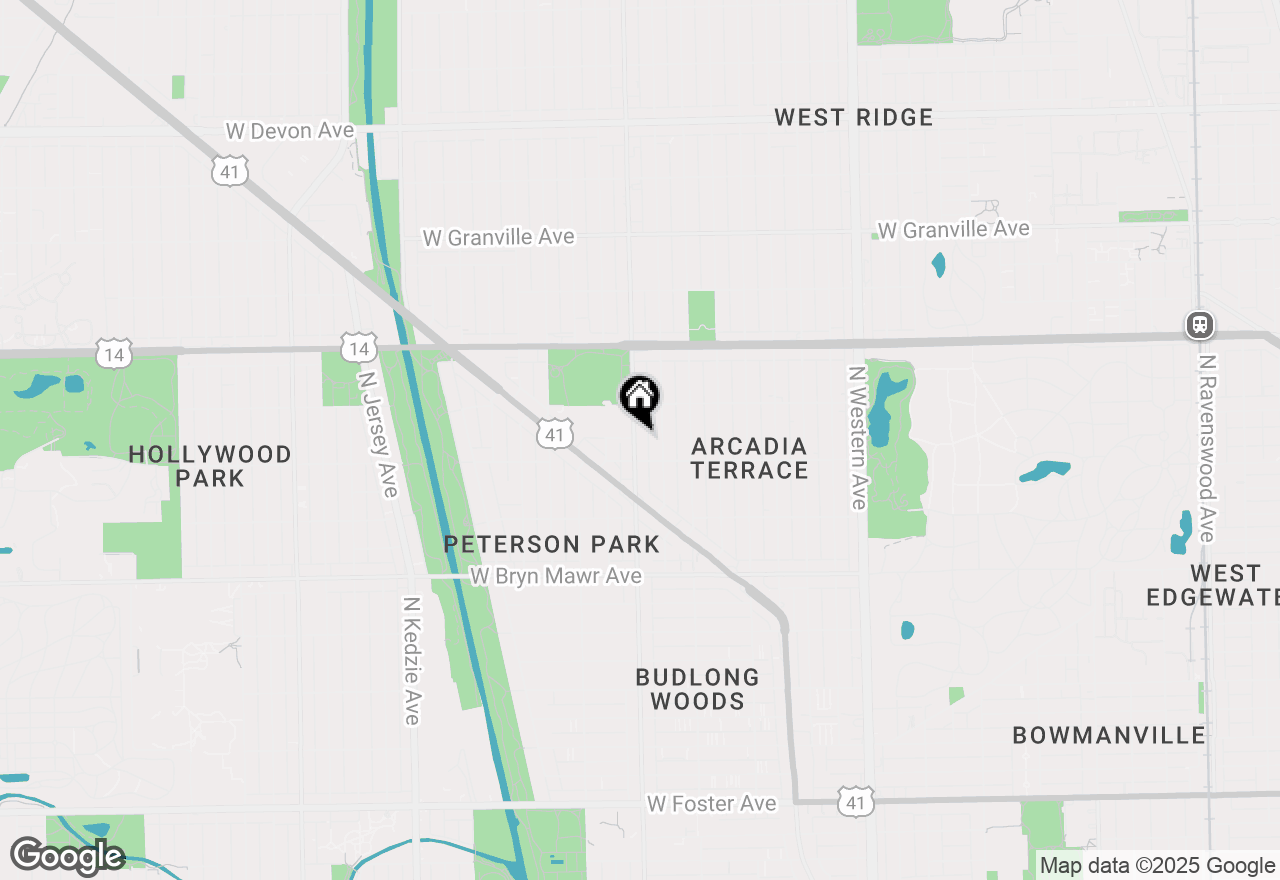 Map of 5821 N California Avenue, Chicago, IL 60659