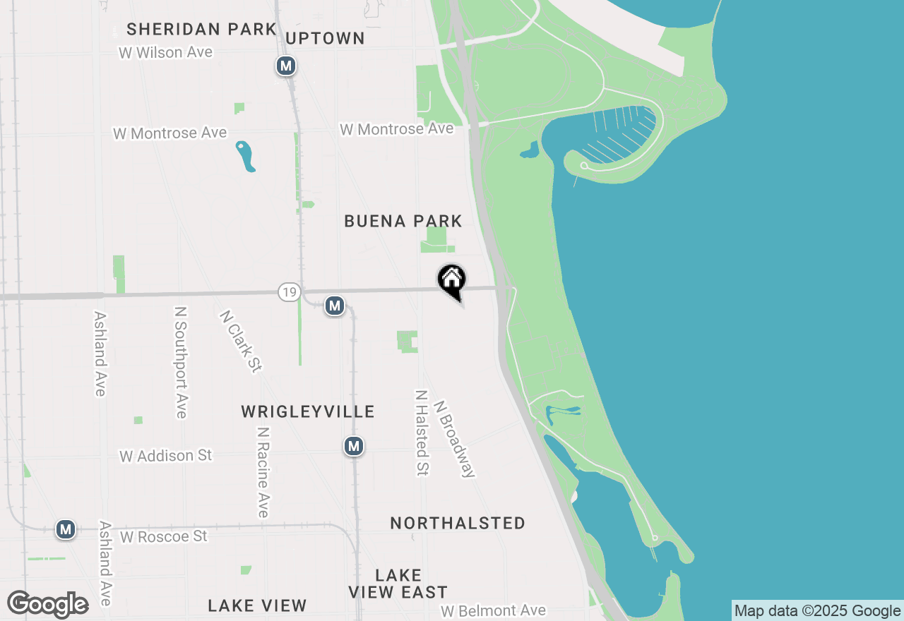 Map of 3927 N Pine Grove Avenue #G, Chicago, IL 60613