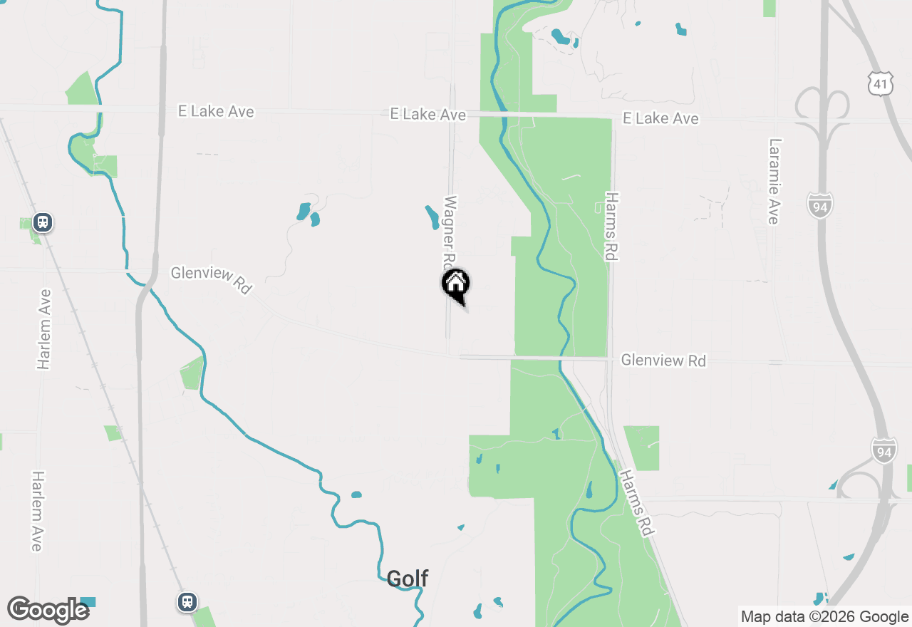 Map of 845 Wagner Road, Glenview, IL 60025