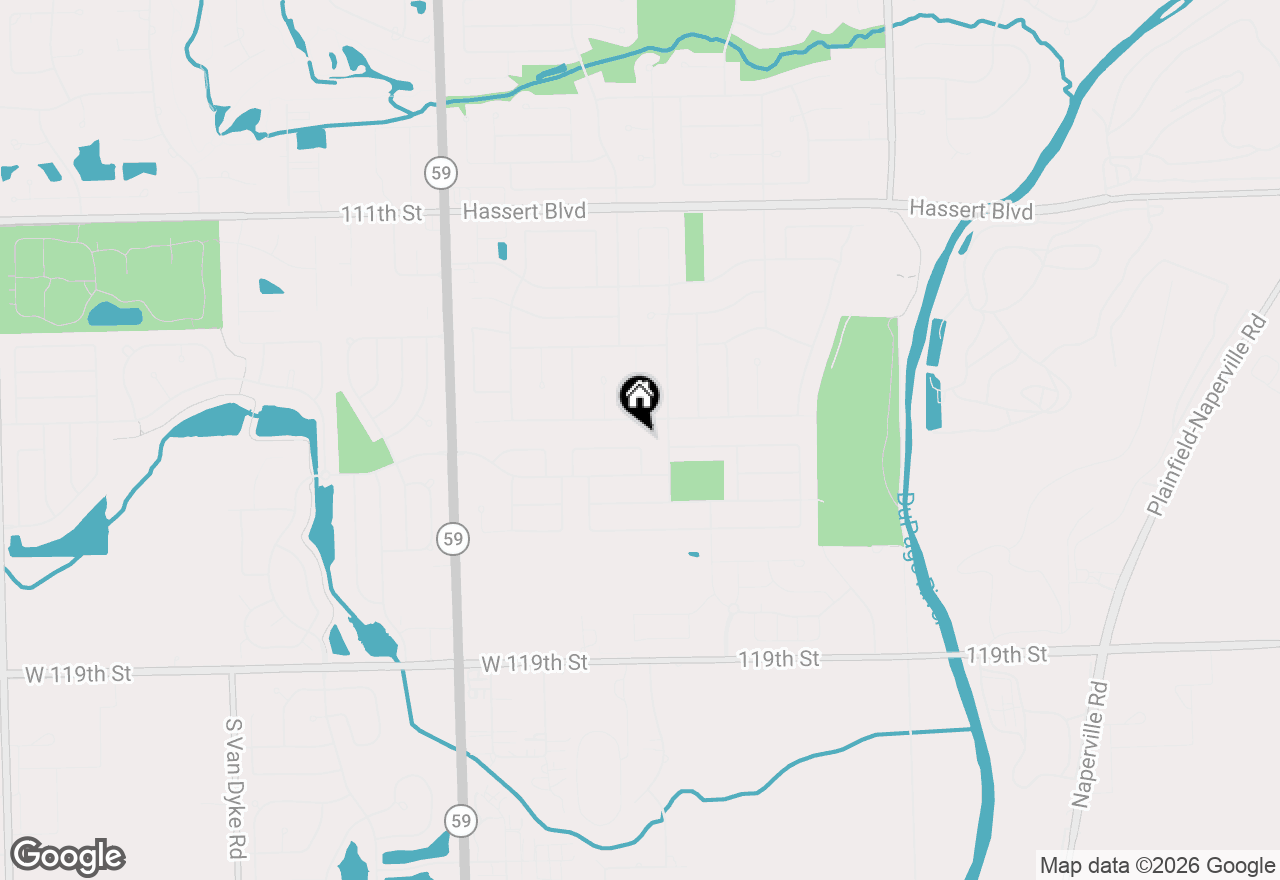 Map of 2619 Lupine Circle, Naperville, IL 60564