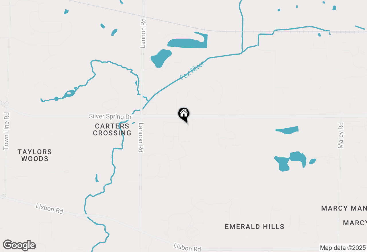 Map of W198N5538 Magnolia Ct, Menomonee Falls, WI 53051