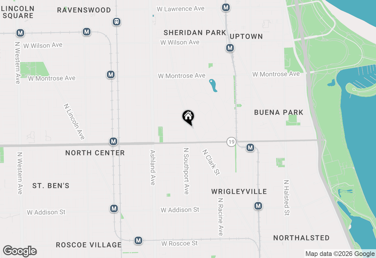 Map of 4051 N Southport Avenue #2, Chicago, IL 60613