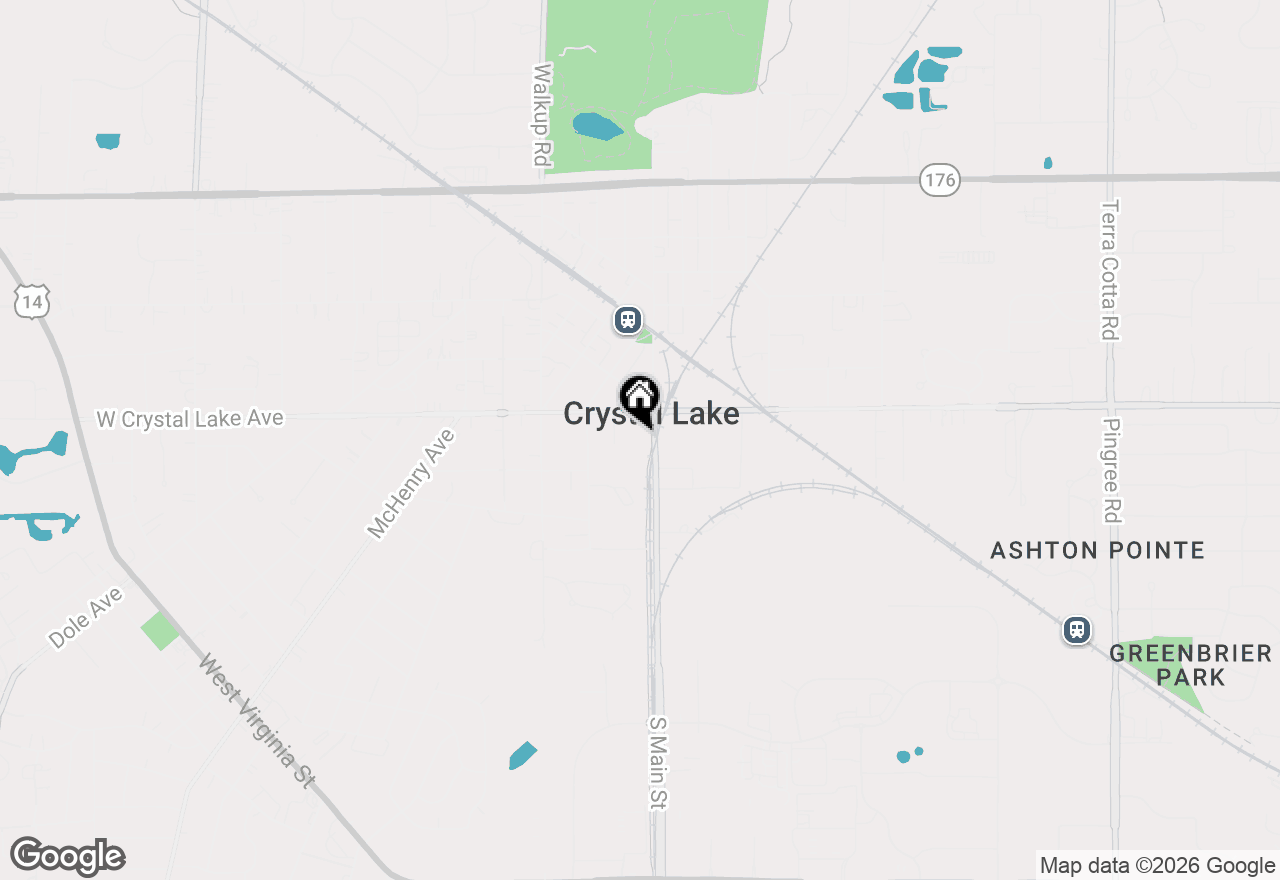 Map of 103 E Crystal Lake Avenue #D, Crystal Lake, IL 60014