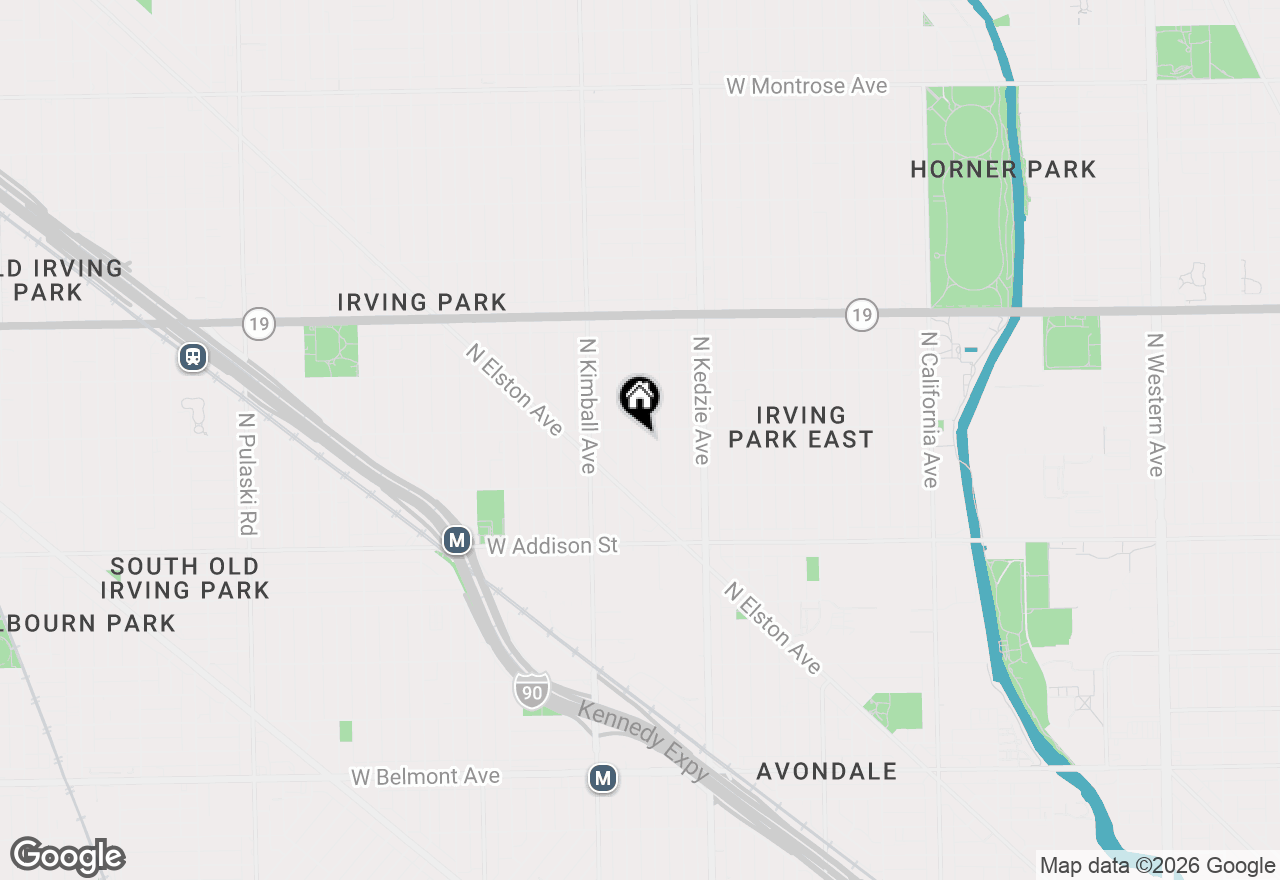 Map of 3748 N Spaulding Avenue, Chicago, IL 60618