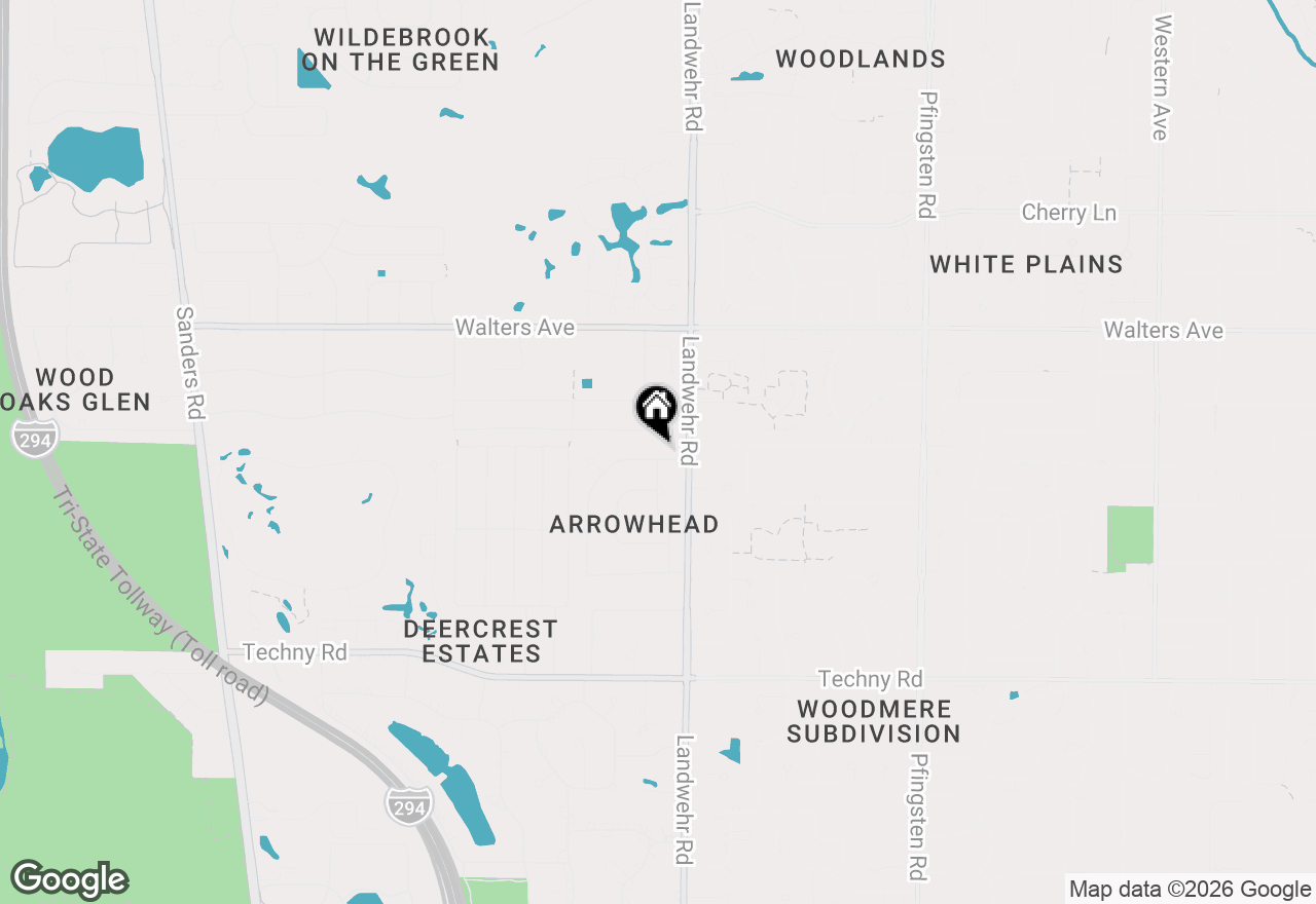 Map of 1632 Longvalley Drive, Northbrook, IL 60062