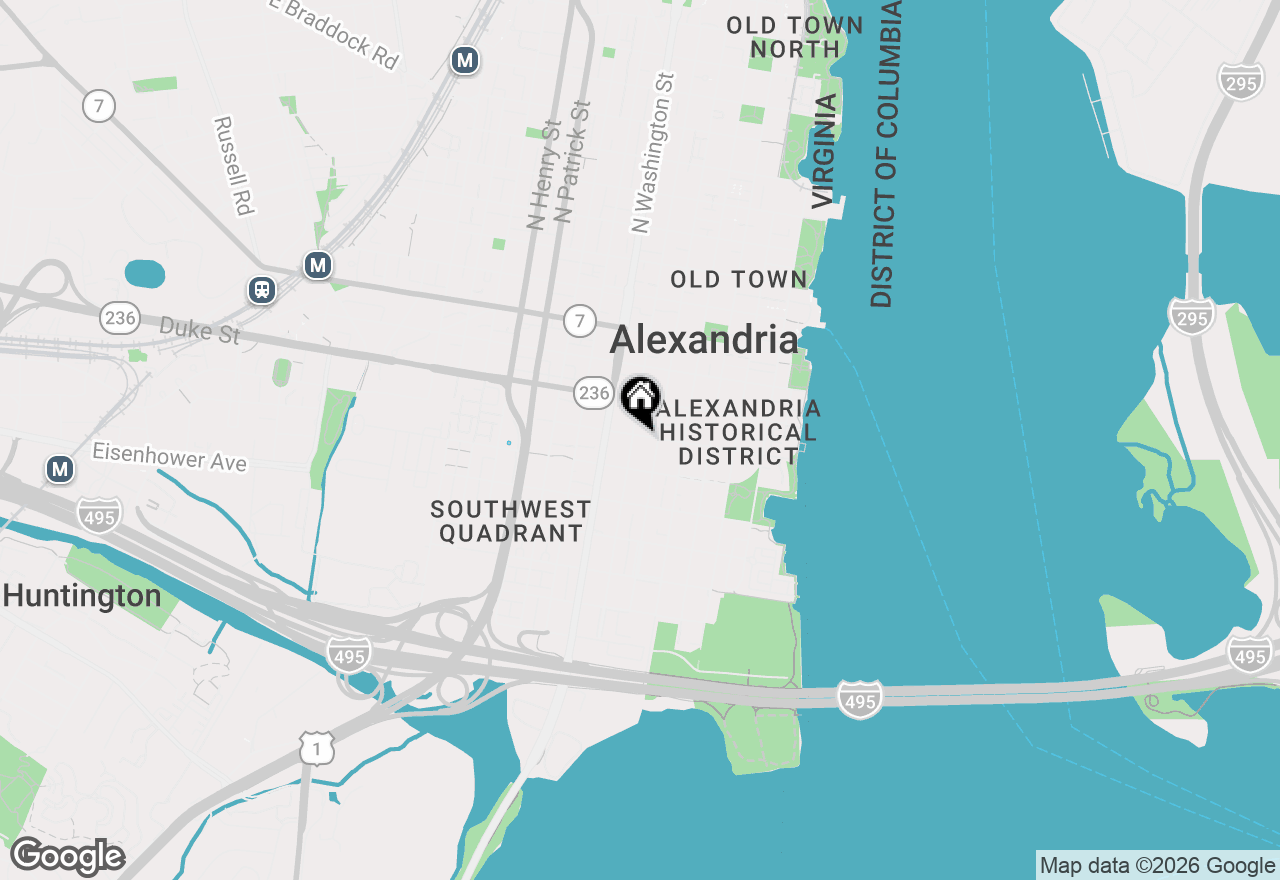 Map of 510 Wolfe Street, Alexandria, VA 22314