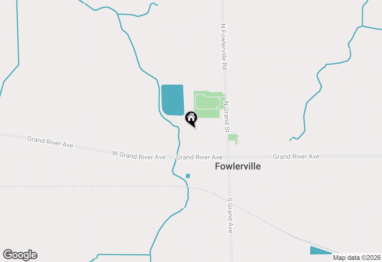 Map of Lot 32&37 N Ann Street, Fowlerville, MI 48836