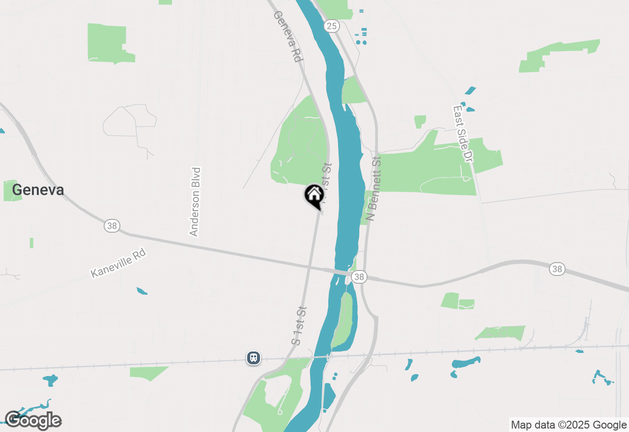 Map of 302 N 1st Street, Geneva, IL 60134