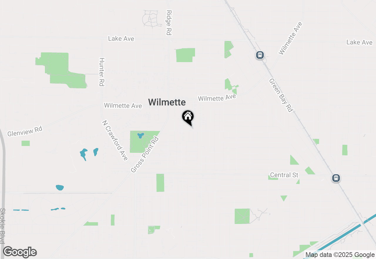 Map of 1716 Isabella Street, Wilmette, IL 60091