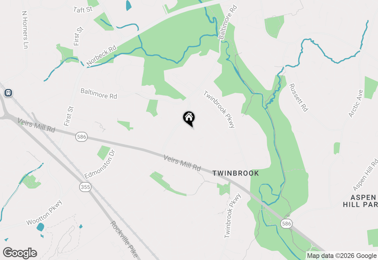 Map of 1612 Marshall Avenue, Rockville, MD 20851