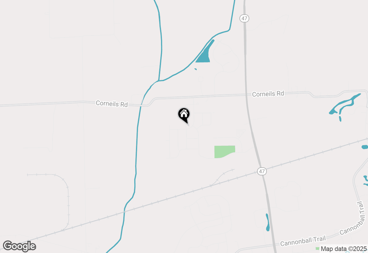 Map of 3347 Caledonia Drive, Yorkville, IL 60560