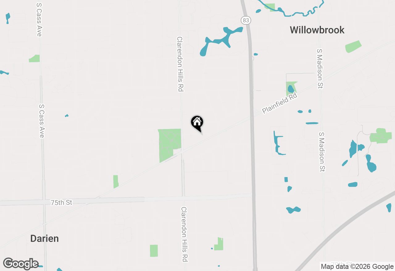 Map of 325 Roger Road, Darien, IL 60561