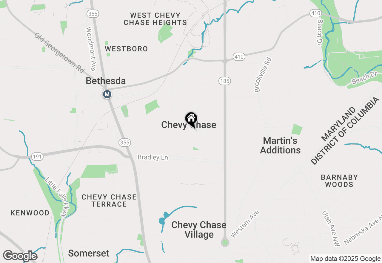 Map of 7015 Beechwood Drive, Chevy Chase, MD 20815